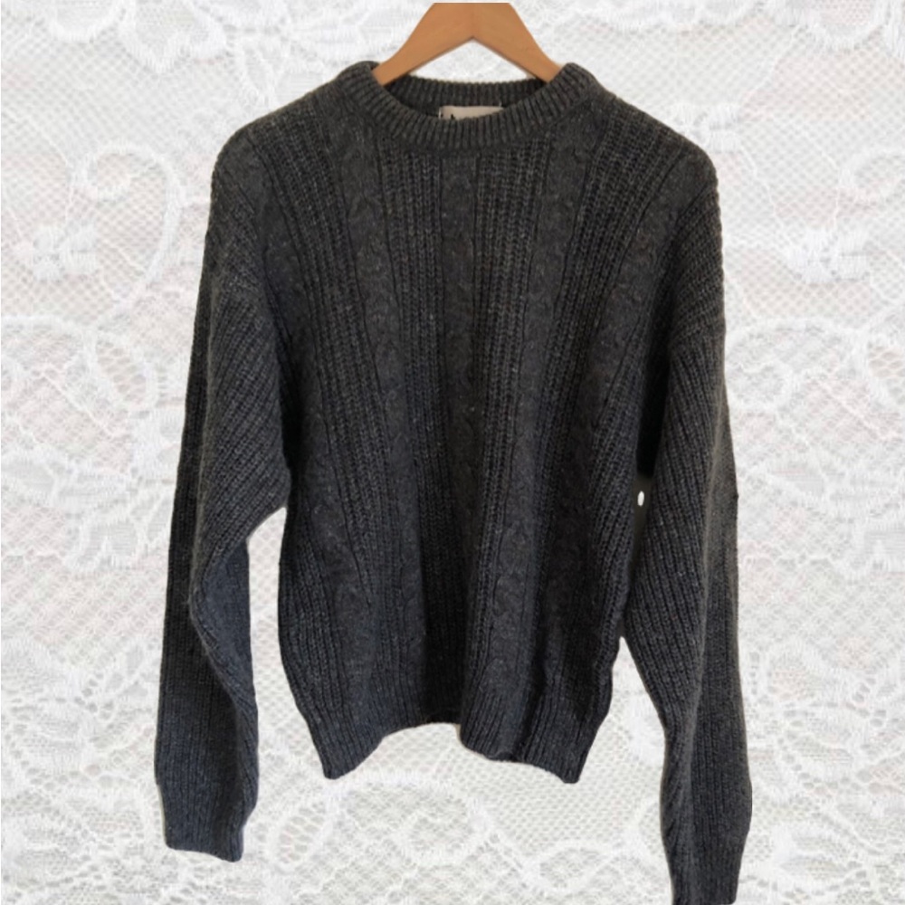 Vintage Cable Knit Fisherman Sweater
